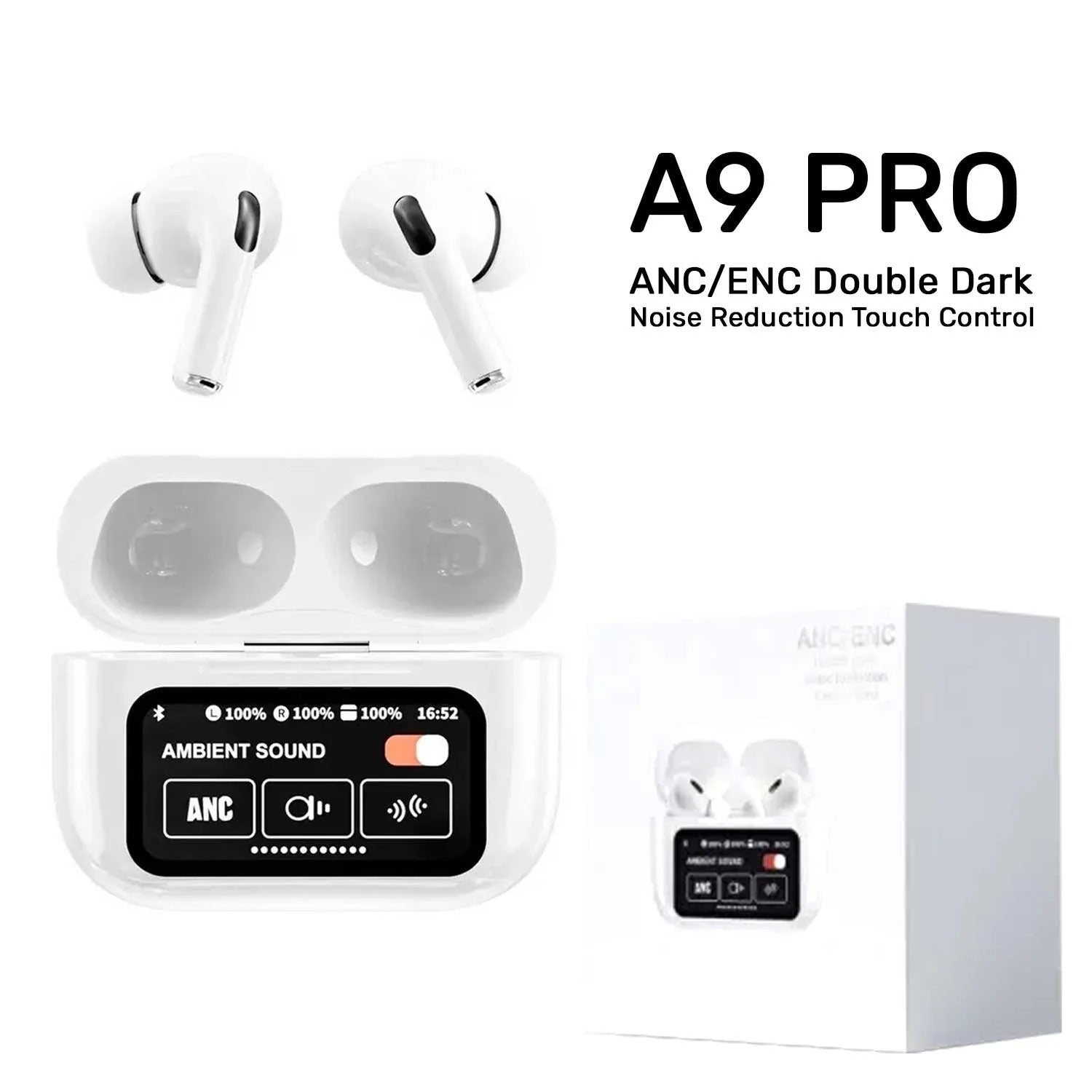 SonicTouch A9 Pro | Next-Gen Smart Case Wireless Earbuds